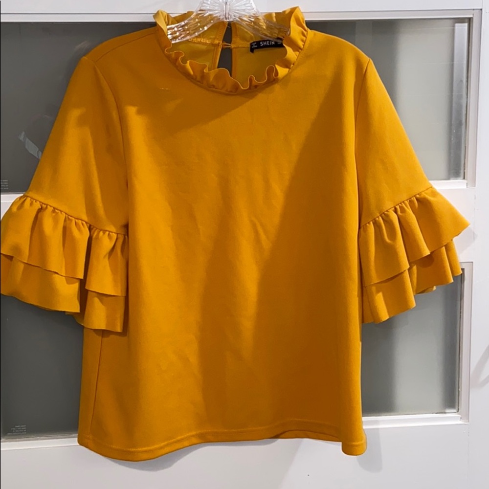 SheIn Ruffle Shirt Size Small